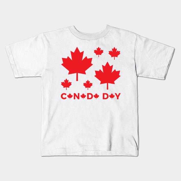 Canada Day Kids T-Shirt by Unicorn Artist